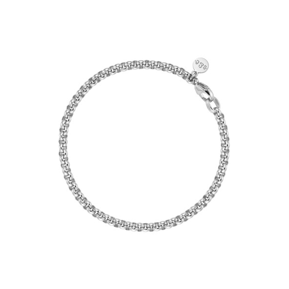 Gliederarmband Erbskette 18 Karat Weißgold