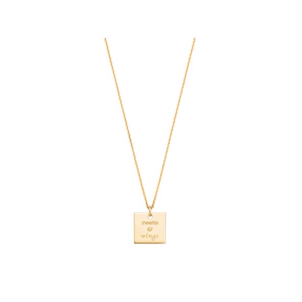 Halskette Square 18 Karat Gold