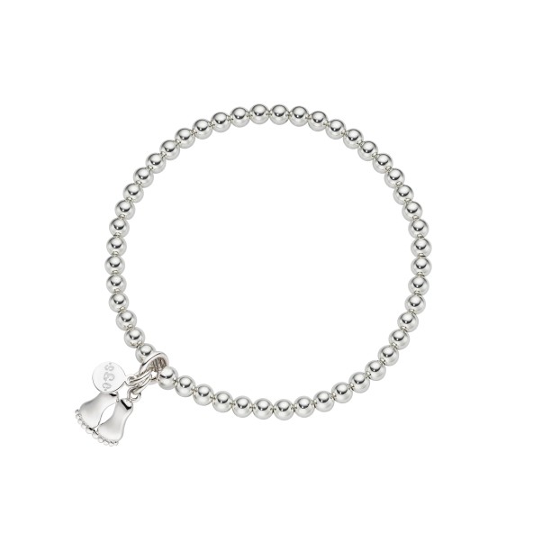 Armband Babyfüßchen Sterlingsilber