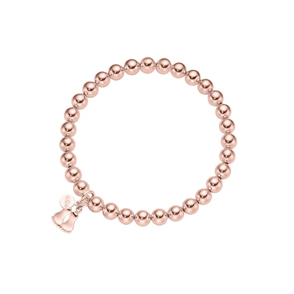 Armband Babyfüßchen Sterlingsilber roségoldplattiert