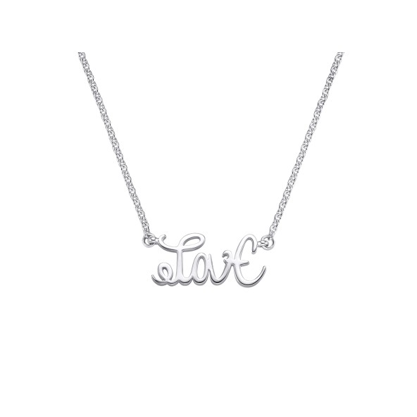 Halskette Love-Hate Sterlingsilber