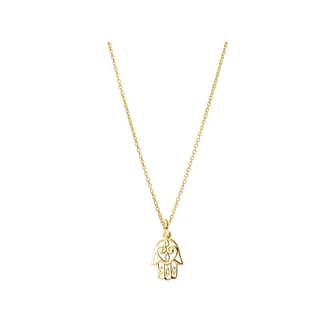 Halskette Hamsa 18 Karat Gold