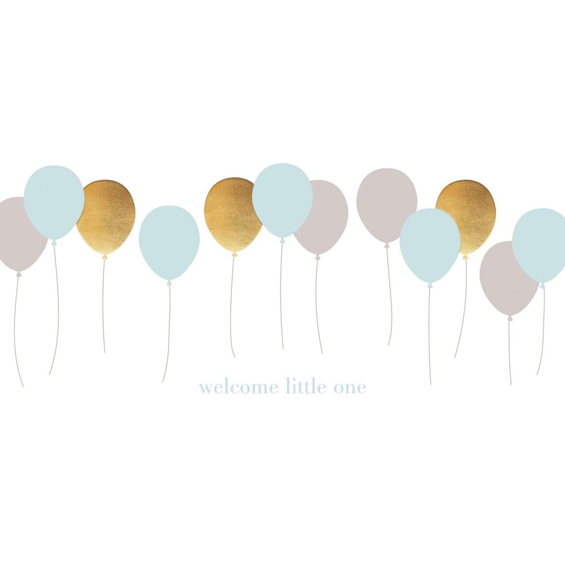 Glückwunschkarte Welcome little one (Boy)