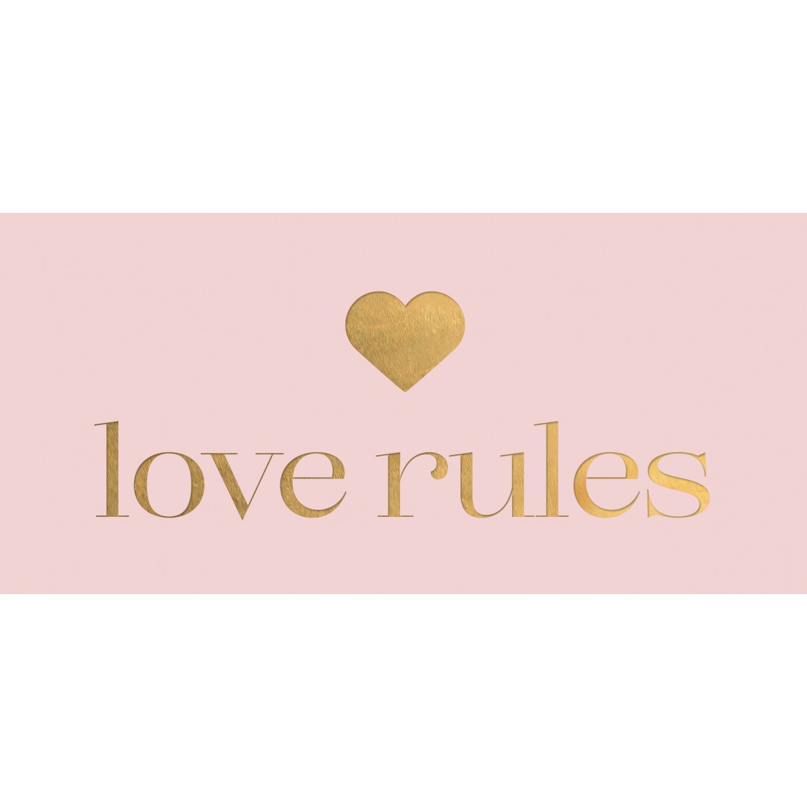 Glückwunschkarte love rules