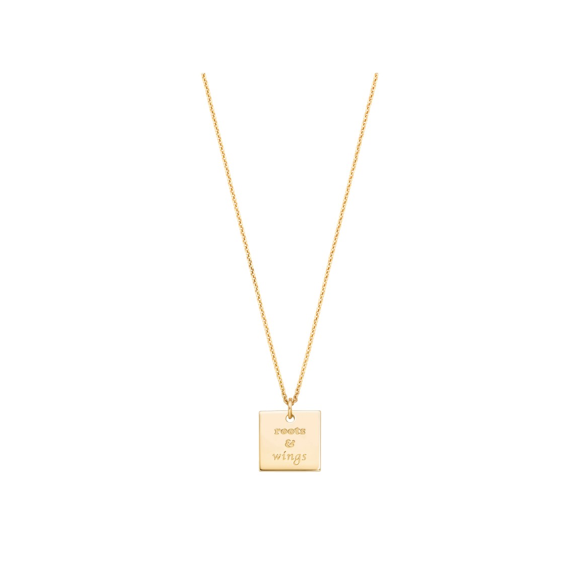 Halskette Square 18 Karat Gold
