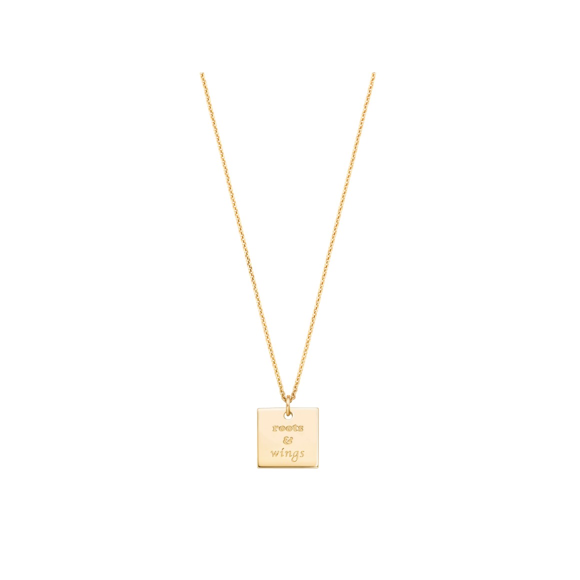 Halskette Square 18 Karat Gold