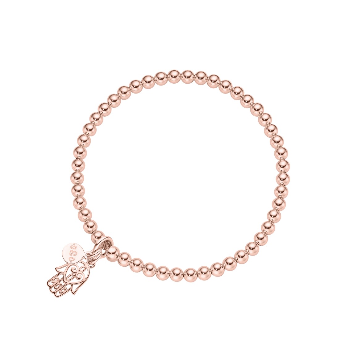 Armband Hamsa CutOut Sterlingsilber roségoldplattiert