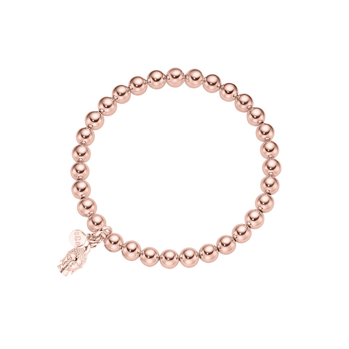 Armband Buddha Sterlingsilber roségoldplattiert