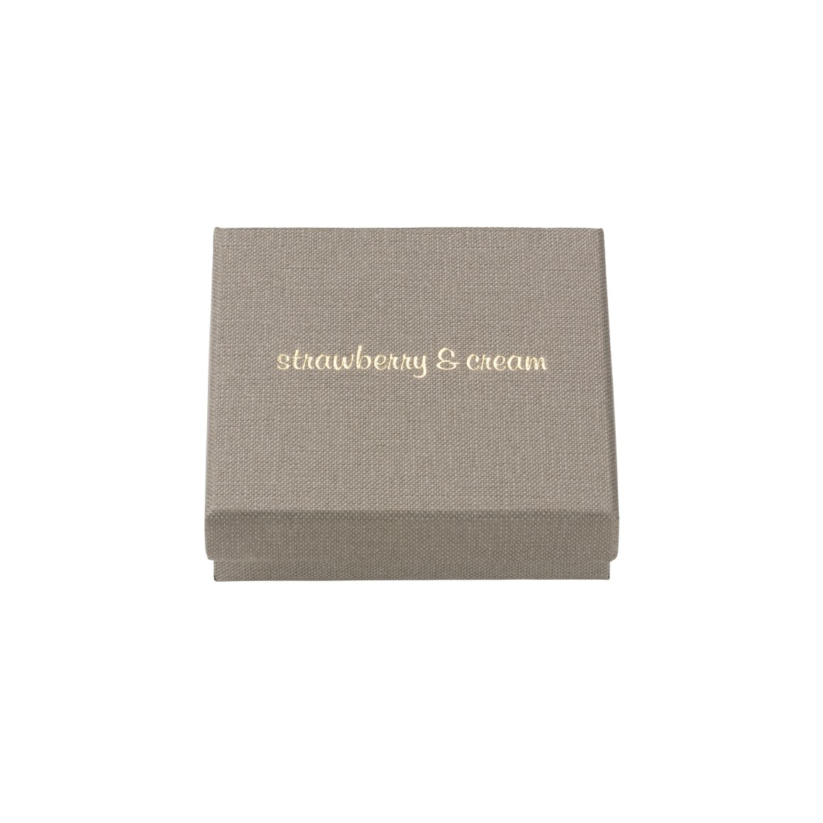 Schmuckbox strawberry & cream mit Logo
