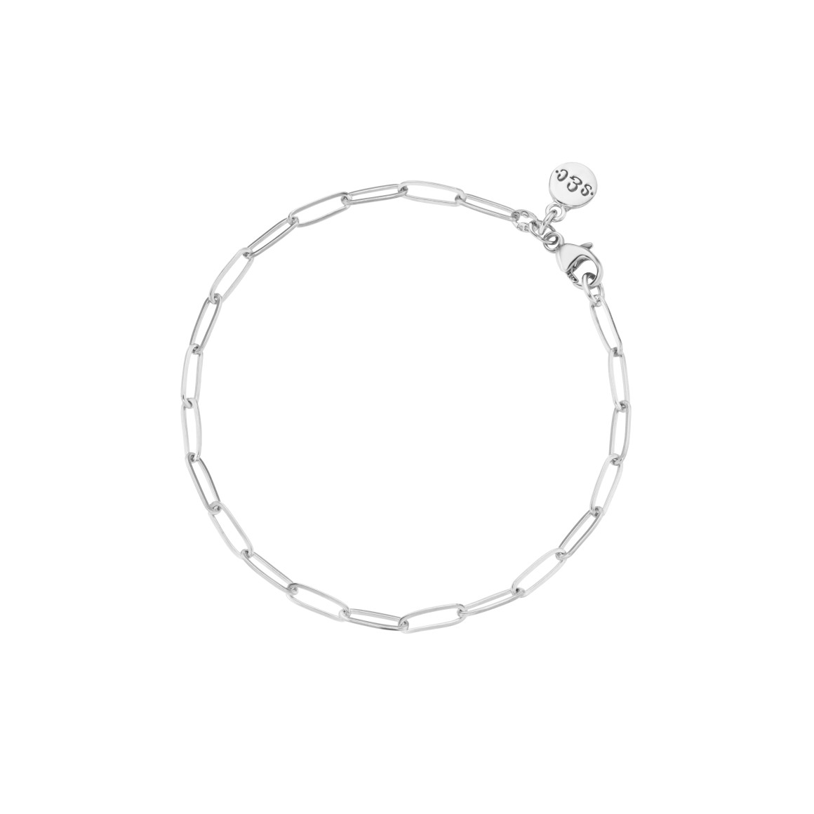 Gliederarmband schmal Sterlingsilber