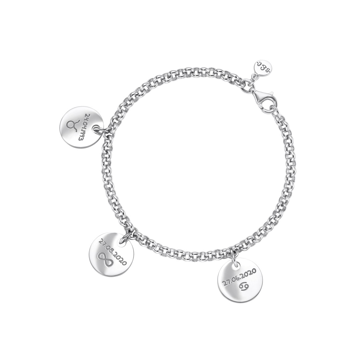 Gliederarmband Classic No.4  Sterlingsilber