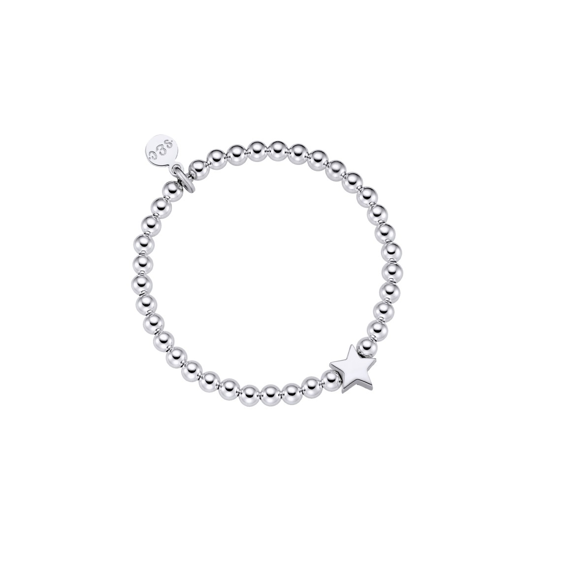 Kinder Kugelarmband mit Delphin aus Sterlingsilber von strawberry & cream