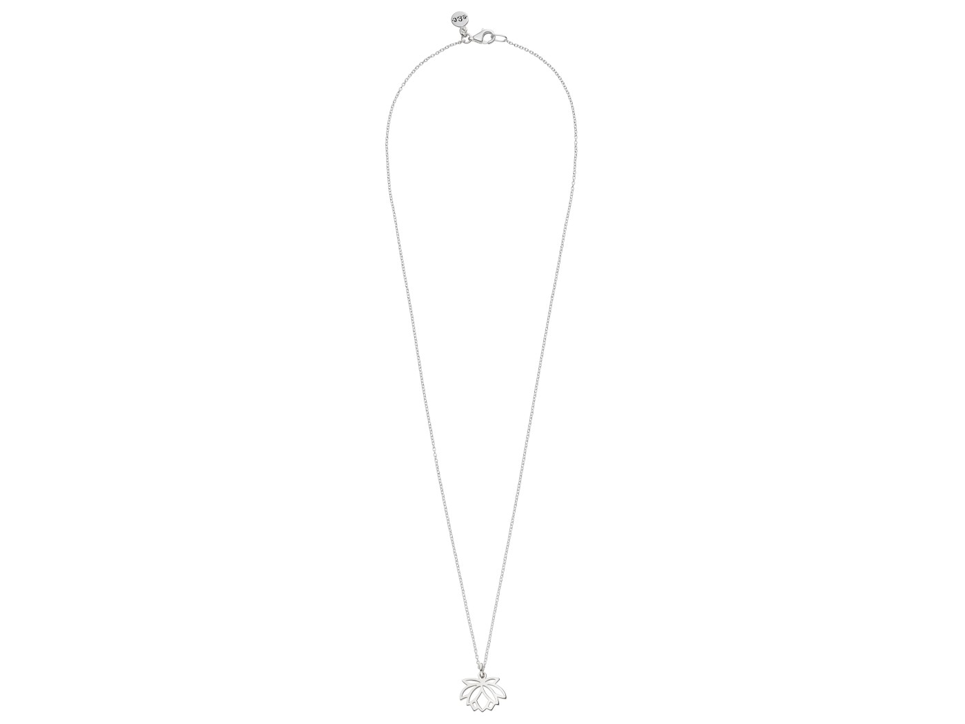 Lotus flower necklace sterling silver discount
