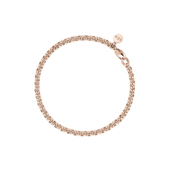 pea chain bracelet 18 karat rose gold