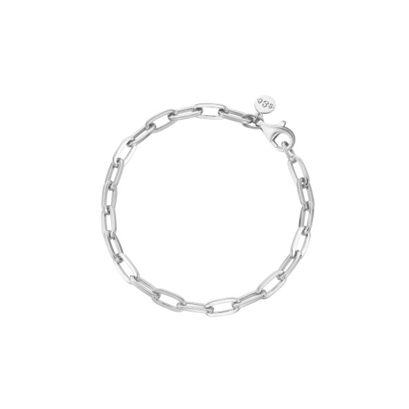 bold link bracelet sterling silver