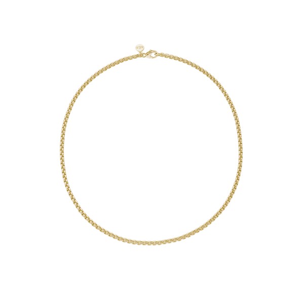 short venetian chain sterling silver gold-plated
