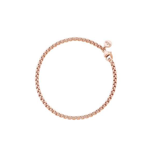 Venetian bracelet Sterling silver rosegold-plated