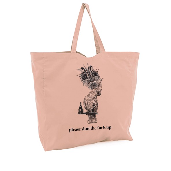 strawberry & cream tote cockatoo