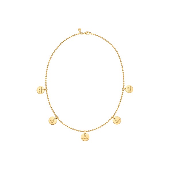 classic family necklace 18 karat gold