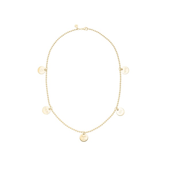 family necklace classic Sterling silver gold- or rose gold plated