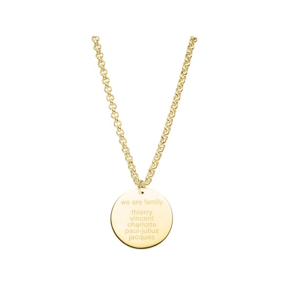 necklace maxi 18 karat rose gold