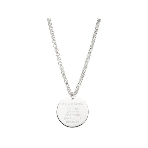 necklace maxi 18 karat white gold
