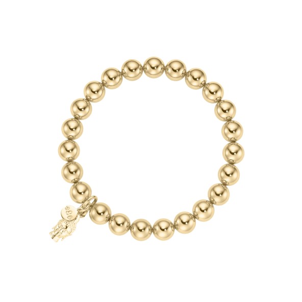 ladies bracelet buddha sterling silver gold-plated