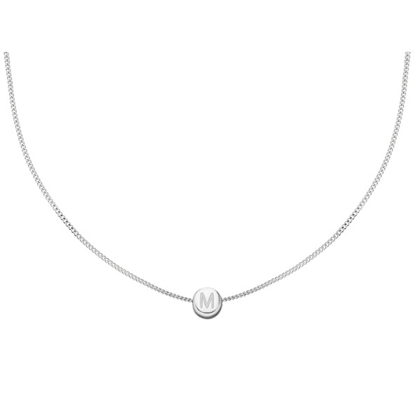 letter necklace sterling silver