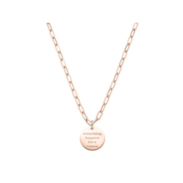 solo II bold necklace 18 karat rose gold