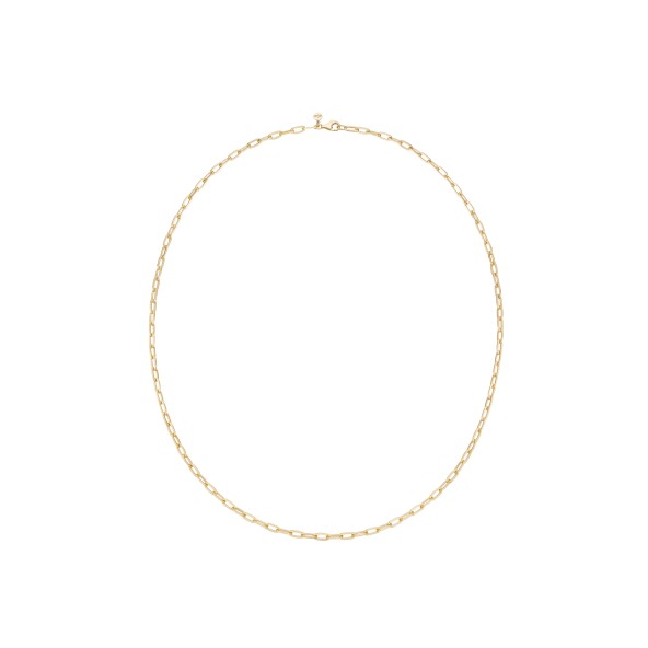 long link chain sterling silver gold-plated