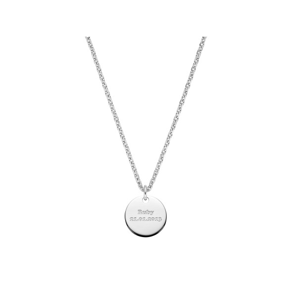 engraved kids necklace Sterlingsilver