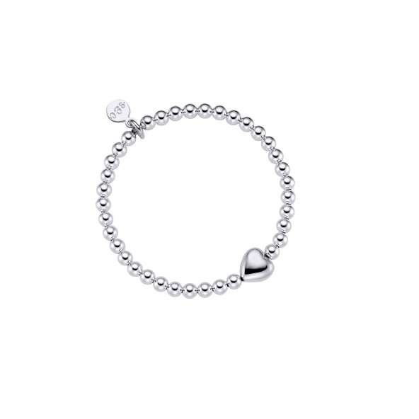 kids bracelet heart sterling silver
