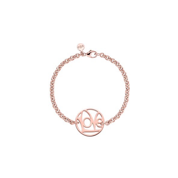 LoVe bracelet sterling silver rose gold plated