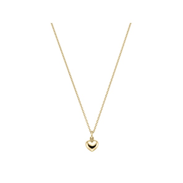 ladies heart necklace 18 karat gold