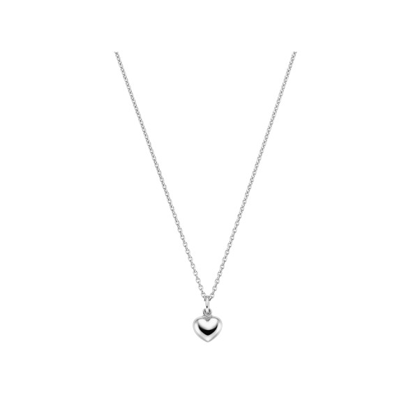 ladies heart necklace sterling silver