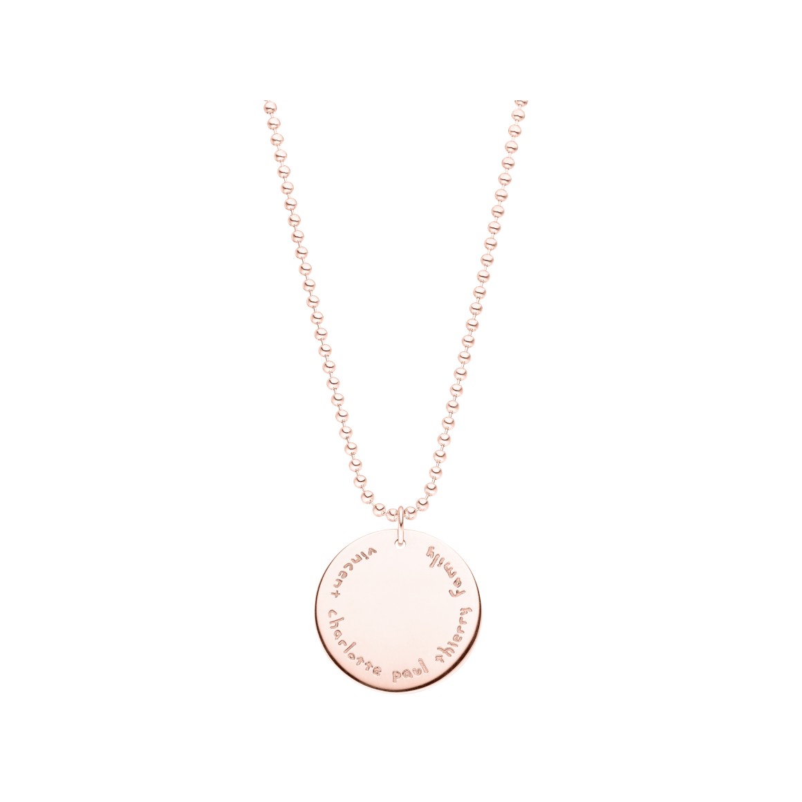 necklace maxi 18 karat rose gold