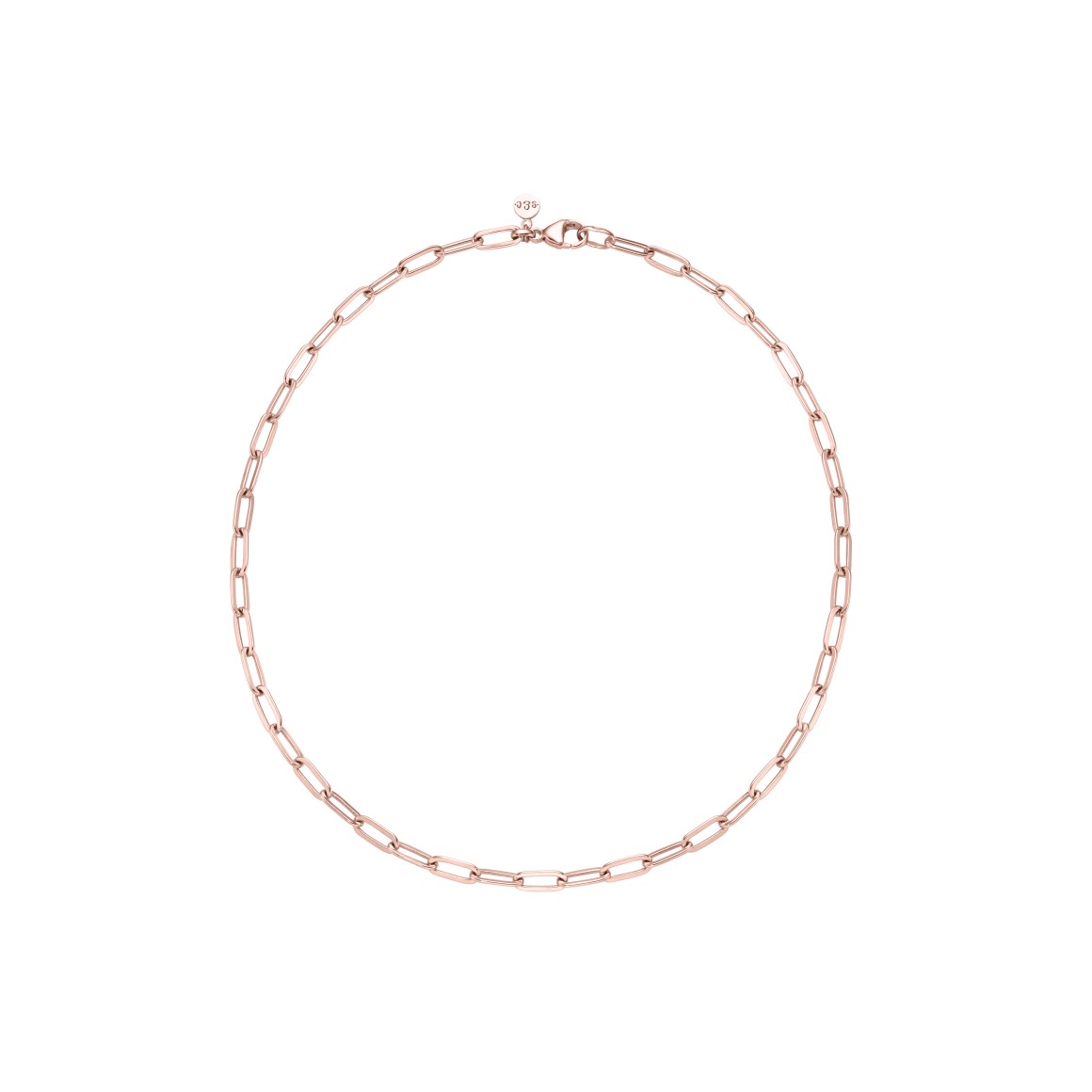 short link chain 18 karat rose gold