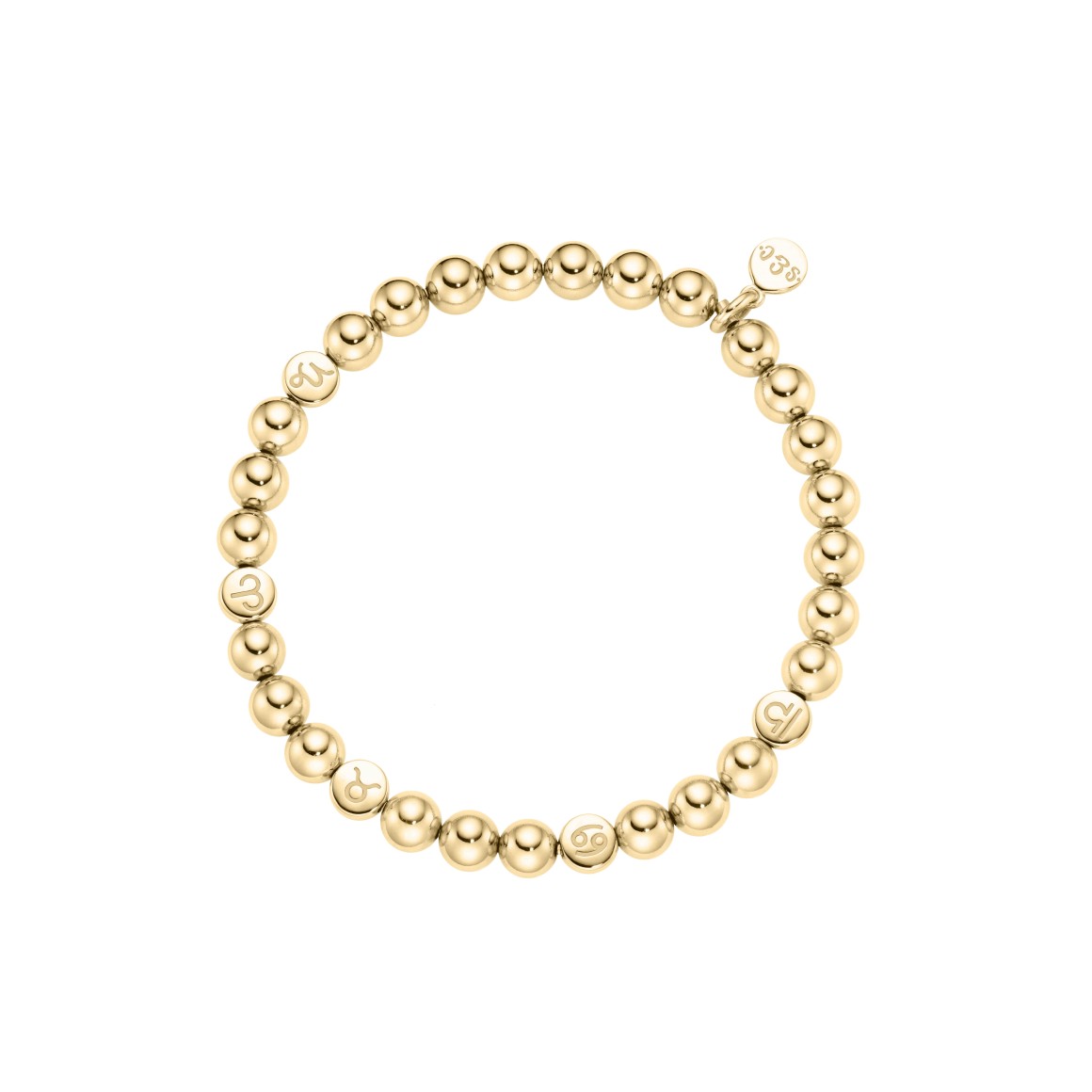 strawberry & cream Namensarmband Classic Sternzeichen gold