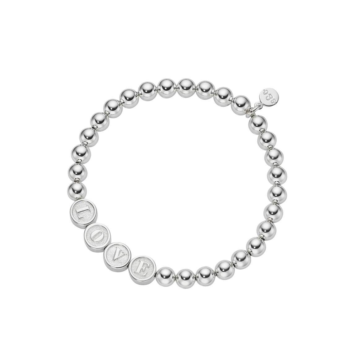 name bracelet signature 4 large bead sterling silver
