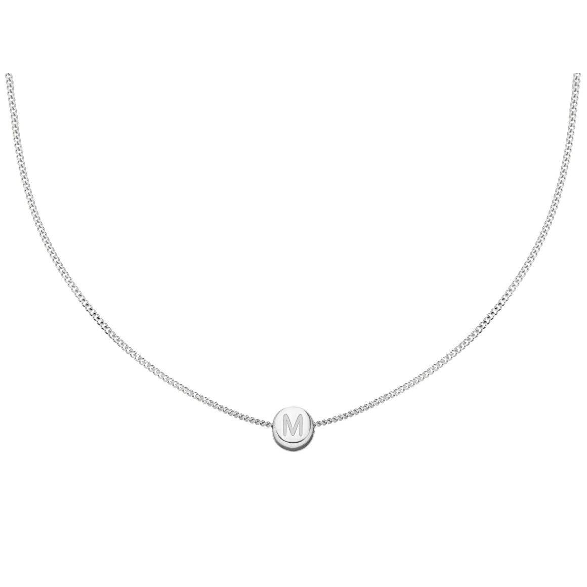 letter necklace sterling silver