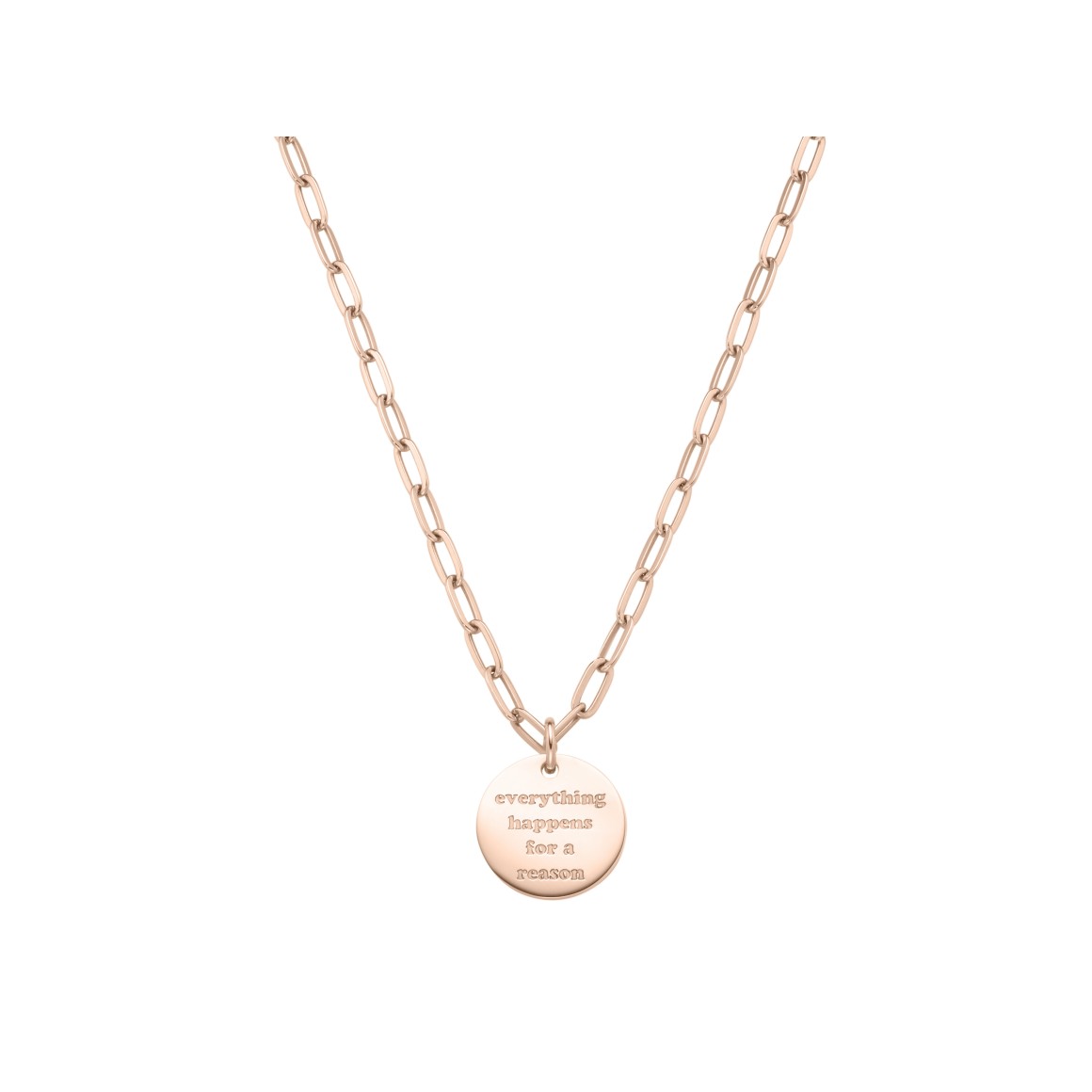 solo II bold necklace 18 karat rose gold