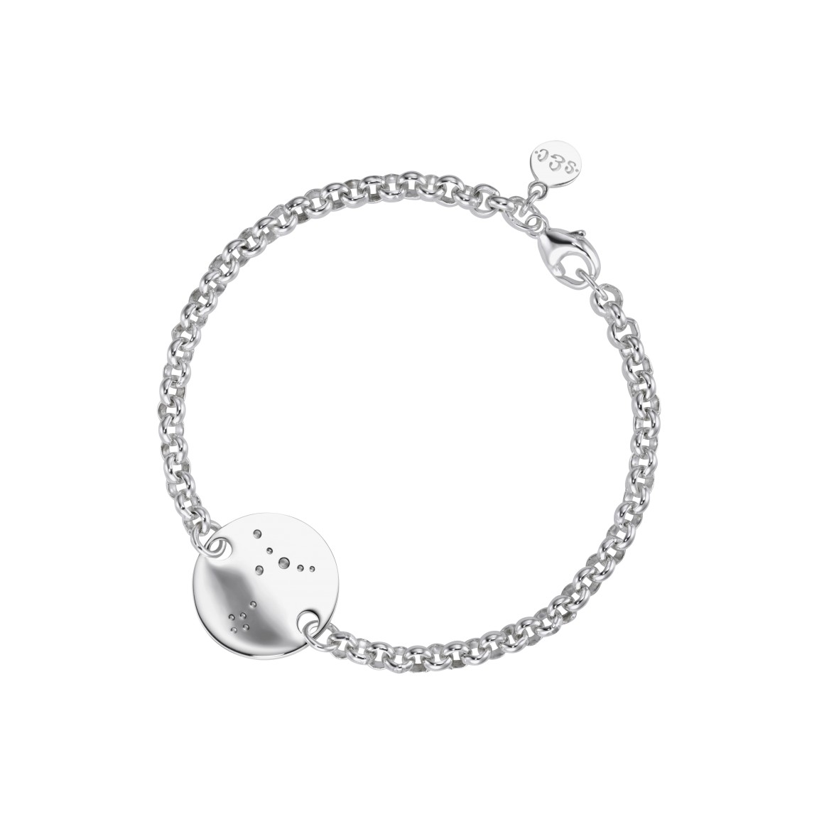 ladies engraving bracelet classic no.5 Sterling silver