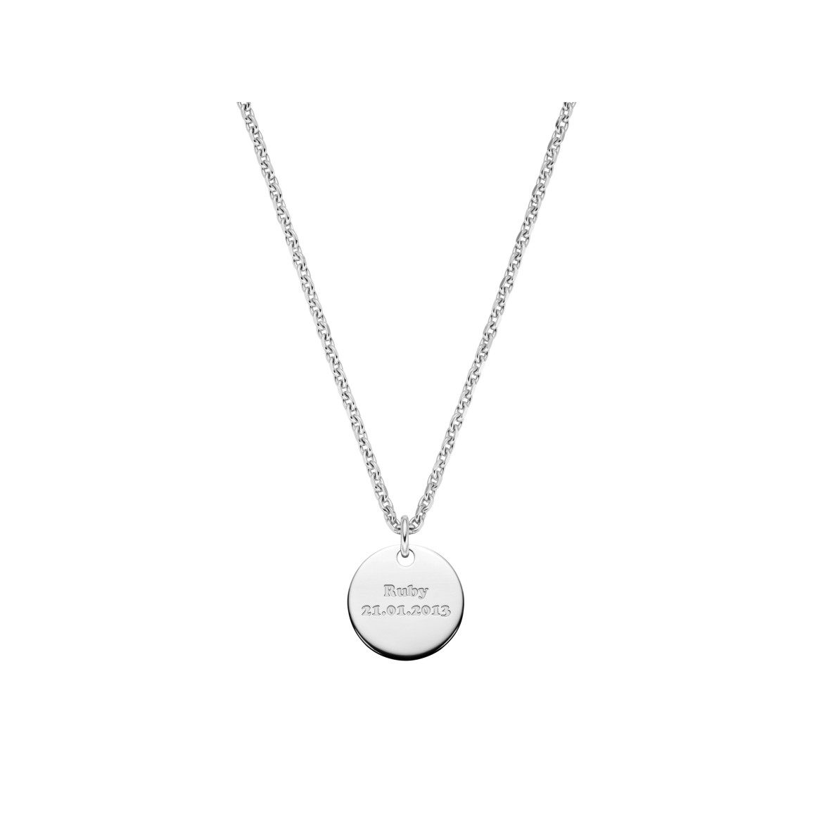 engraved kids necklace Sterlingsilver