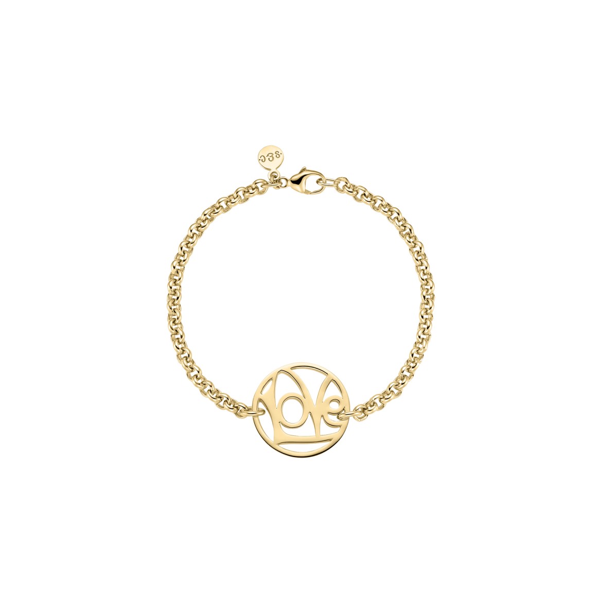 LoVe bracelet sterling silver gold plated